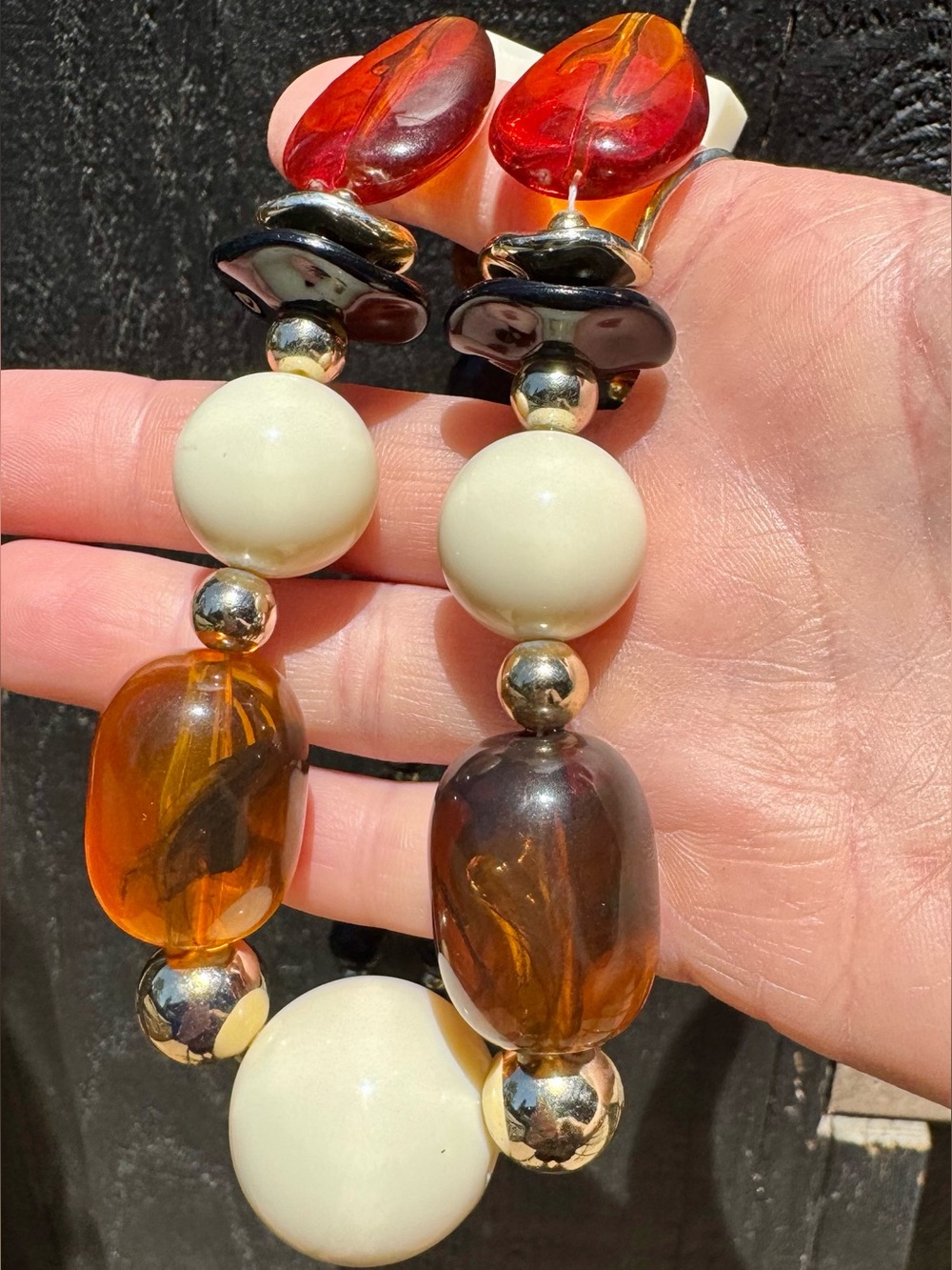 Cool vintage chunky necklace